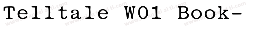 Telltale W01 Book字体转换